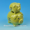 Ceramic wholesale piggy bank for Dad & Mum